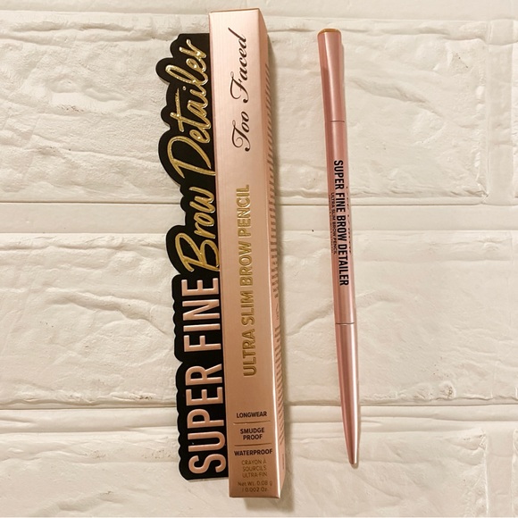 NEW Natural Blond, Too Faced Ultra Slim Eyebrow Pencil Color: Natural Blond - Picture 1 of 7